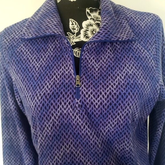 Columbia's winter run print half zip - Picture 10 of 13